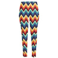 Native Tribal Inspired Pattern Print High-Waisted Pocket Leggings