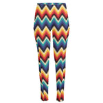 Native Tribal Inspired Pattern Print High-Waisted Pocket Leggings