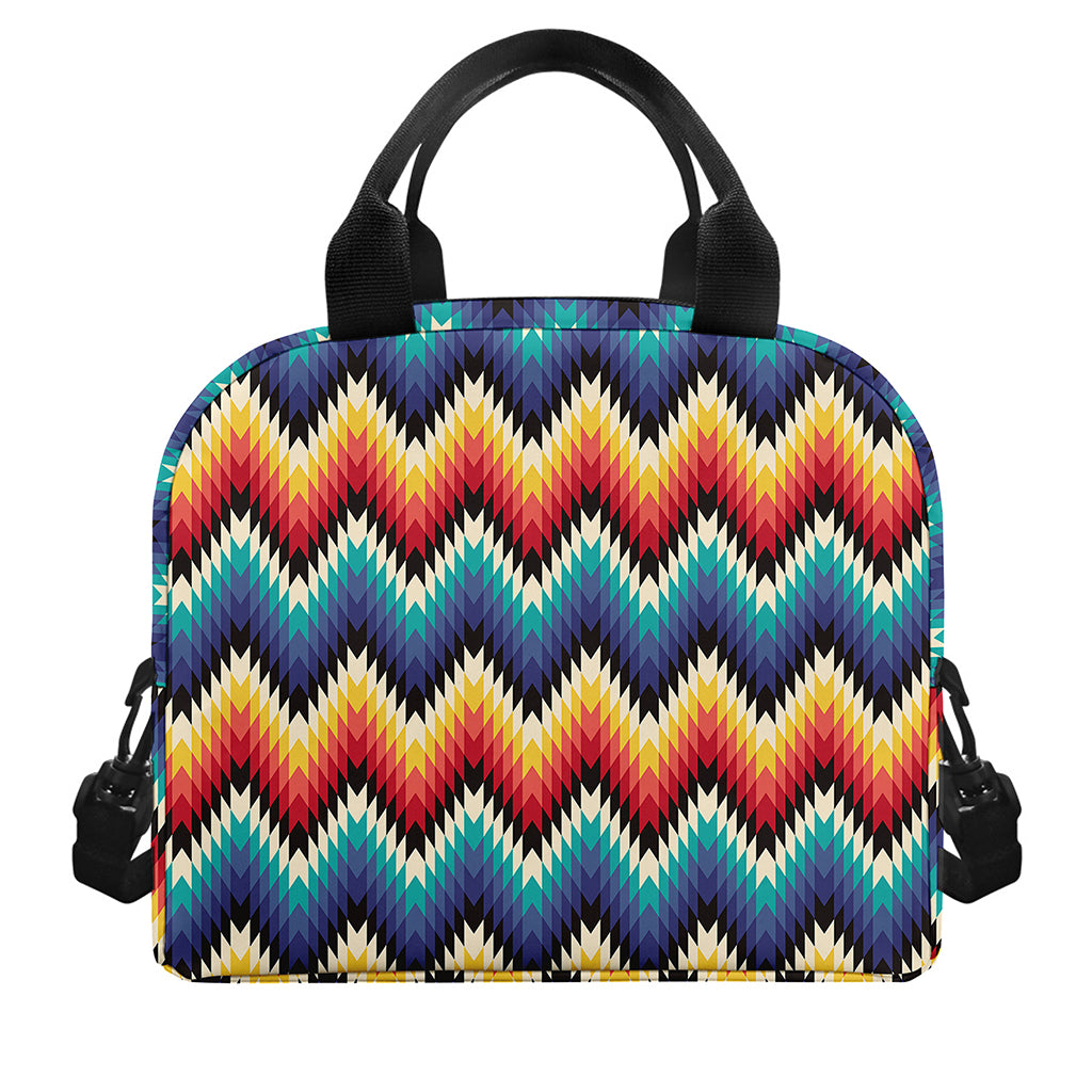 Native Tribal Inspired Pattern Print Insulated Lunch Bag