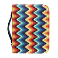 Native Tribal Inspired Pattern Print Leather Bible Cover