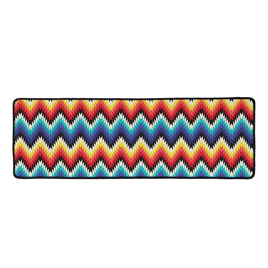 Native Tribal Inspired Pattern Print Long Kitchen Mat