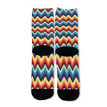 Native Tribal Inspired Pattern Print Long Socks