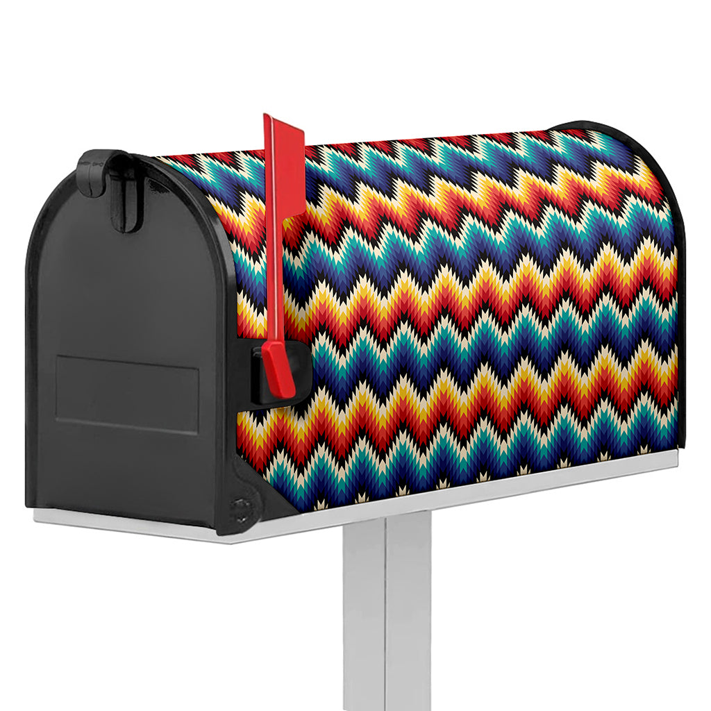 Native Tribal Inspired Pattern Print Mailbox Cover