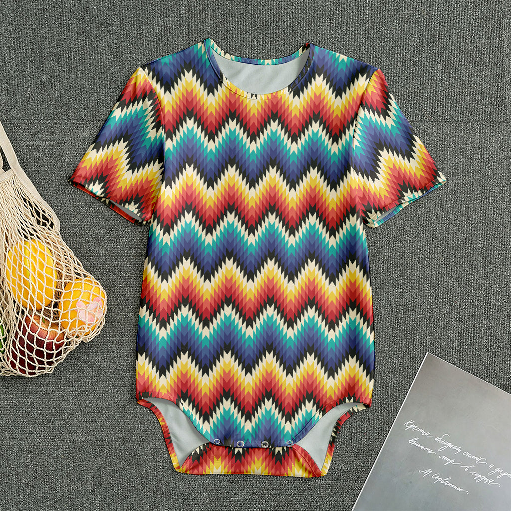 Native Tribal Inspired Pattern Print Men's Bodysuit
