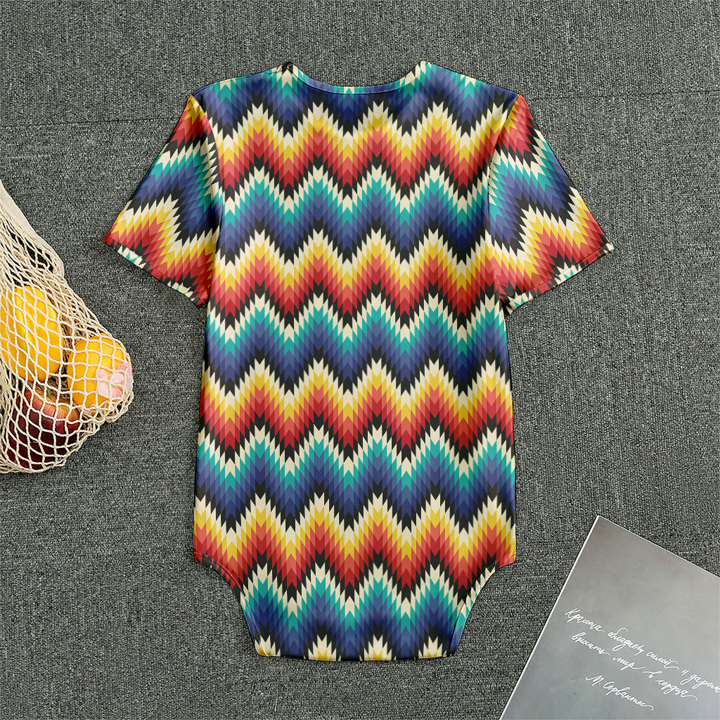 Native Tribal Inspired Pattern Print Men's Bodysuit