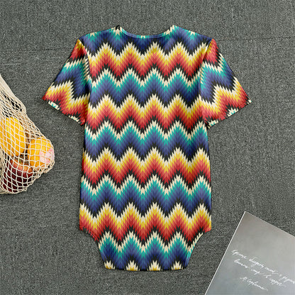 Native Tribal Inspired Pattern Print Men's Bodysuit