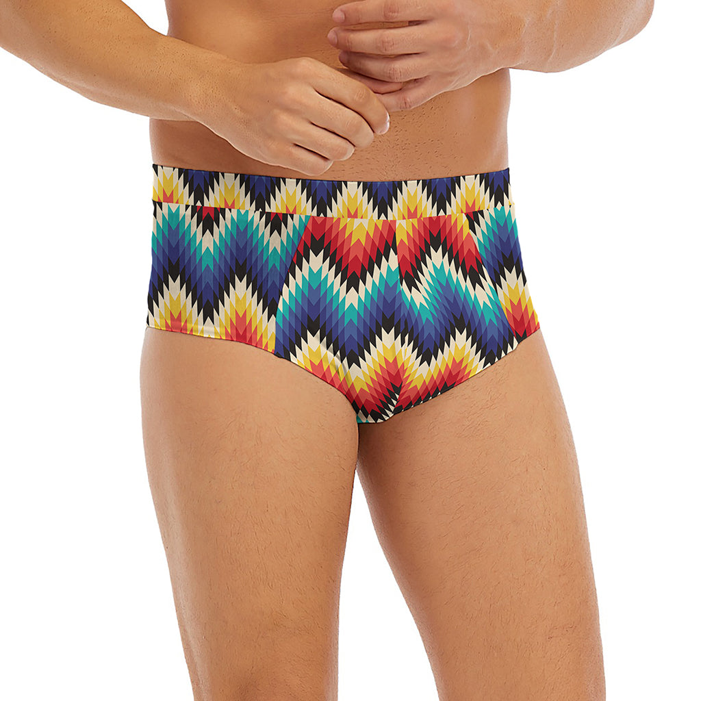Native Tribal Inspired Pattern Print Men's Briefs