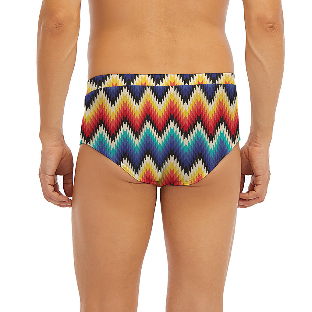 Native Tribal Inspired Pattern Print Men's Briefs