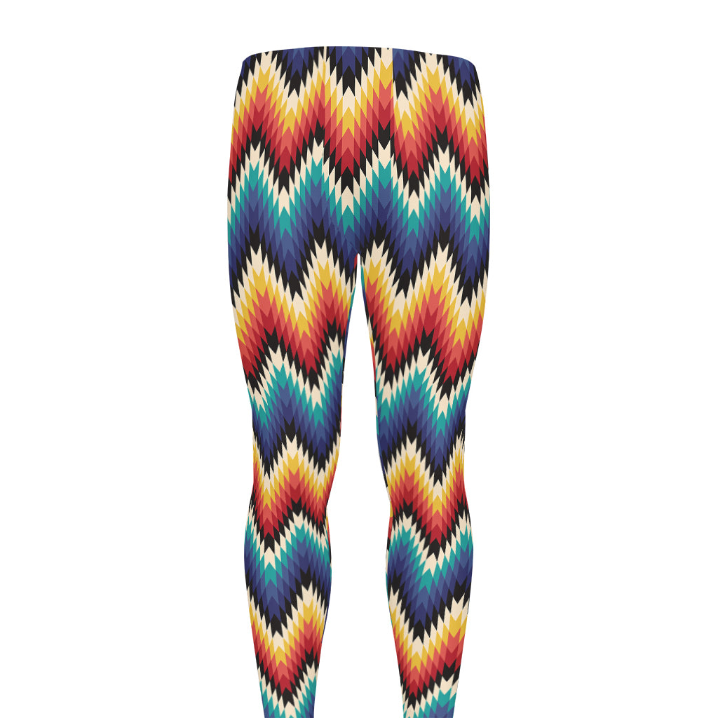 Native Tribal Inspired Pattern Print Men's leggings