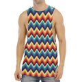 Native Tribal Inspired Pattern Print Men's Muscle Tank Top