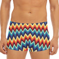 Native Tribal Inspired Pattern Print Men's Short Boxer Briefs