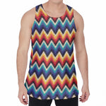 Native Tribal Inspired Pattern Print Men's Velvet Tank Top
