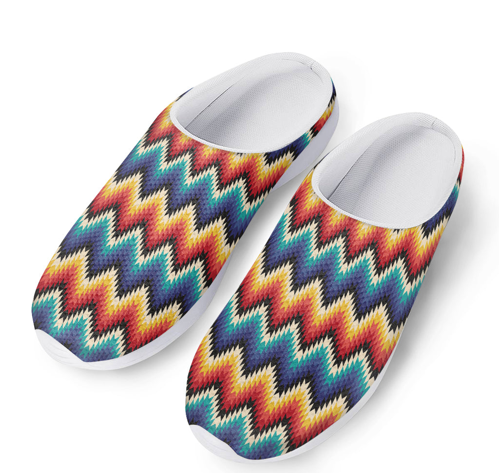 Native Tribal Inspired Pattern Print Mesh Casual Shoes