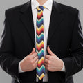 Native Tribal Inspired Pattern Print Necktie