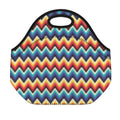 Native Tribal Inspired Pattern Print Neoprene Lunch Bag