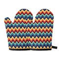 Native Tribal Inspired Pattern Print Oven Mitts