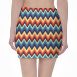 Native Tribal Inspired Pattern Print Pencil Mini Skirt