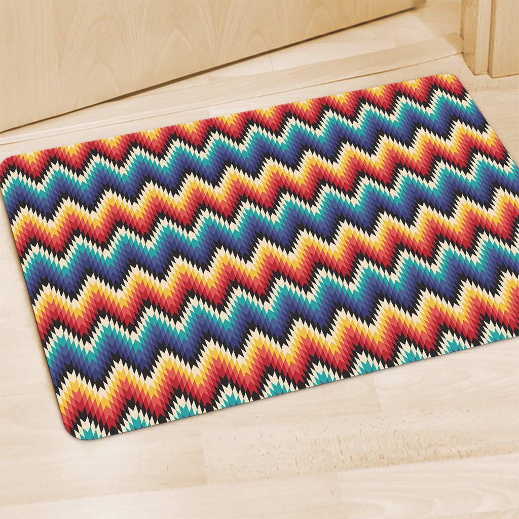 Native Tribal Inspired Pattern Print Polyester Doormat