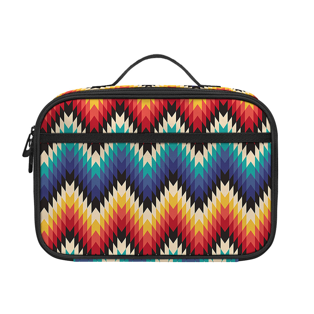 Native Tribal Inspired Pattern Print Portable Lunch Bag