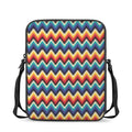 Native Tribal Inspired Pattern Print Rectangular Crossbody Bag