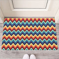 Native Tribal Inspired Pattern Print Rubber Doormat