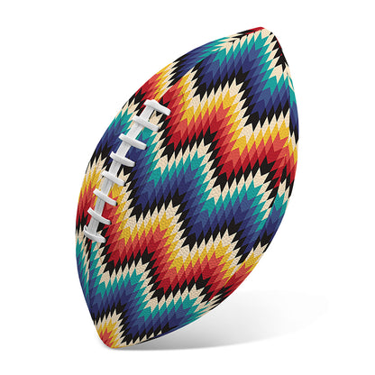 Native Tribal Inspired Pattern Print Rugby Ball