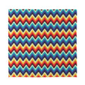 Native Tribal Inspired Pattern Print Silk Bandana