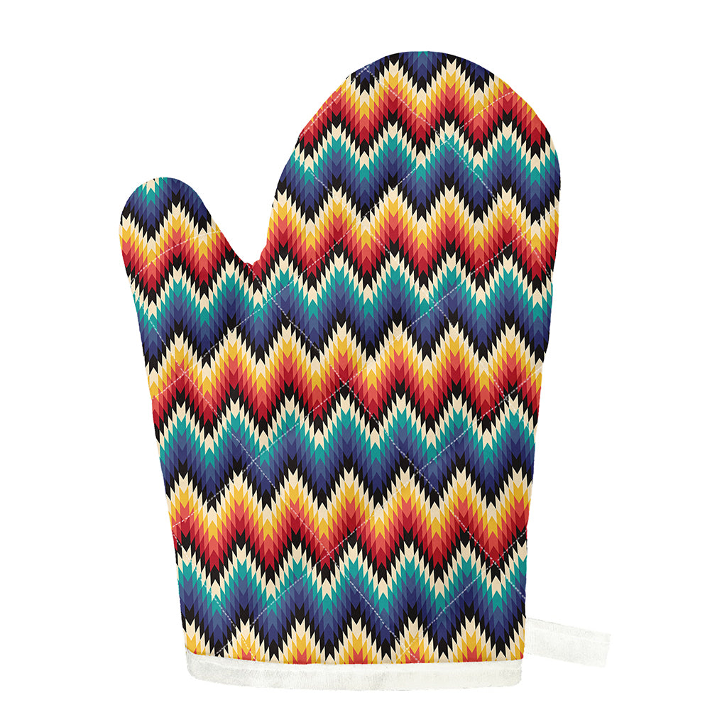Native Tribal Inspired Pattern Print Single Oven Mitt