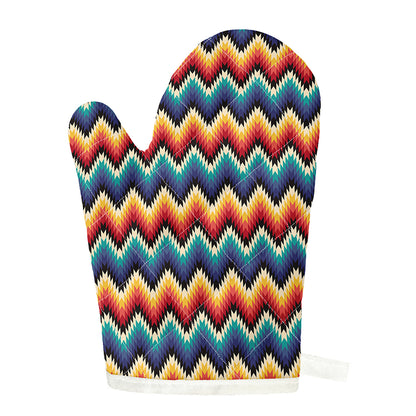 Native Tribal Inspired Pattern Print Single Oven Mitt