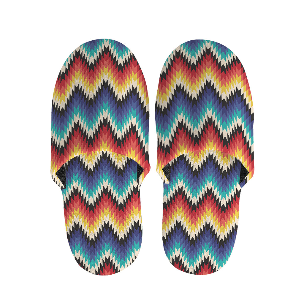 Native Tribal Inspired Pattern Print Slippers