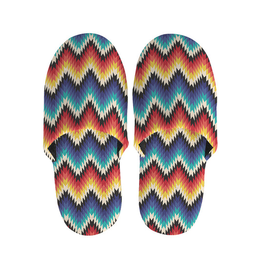 Native Tribal Inspired Pattern Print Slippers