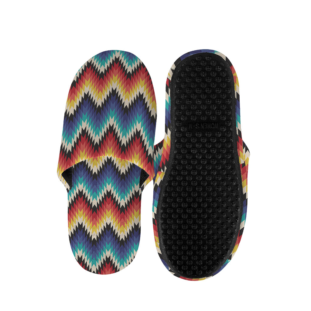 Native Tribal Inspired Pattern Print Slippers