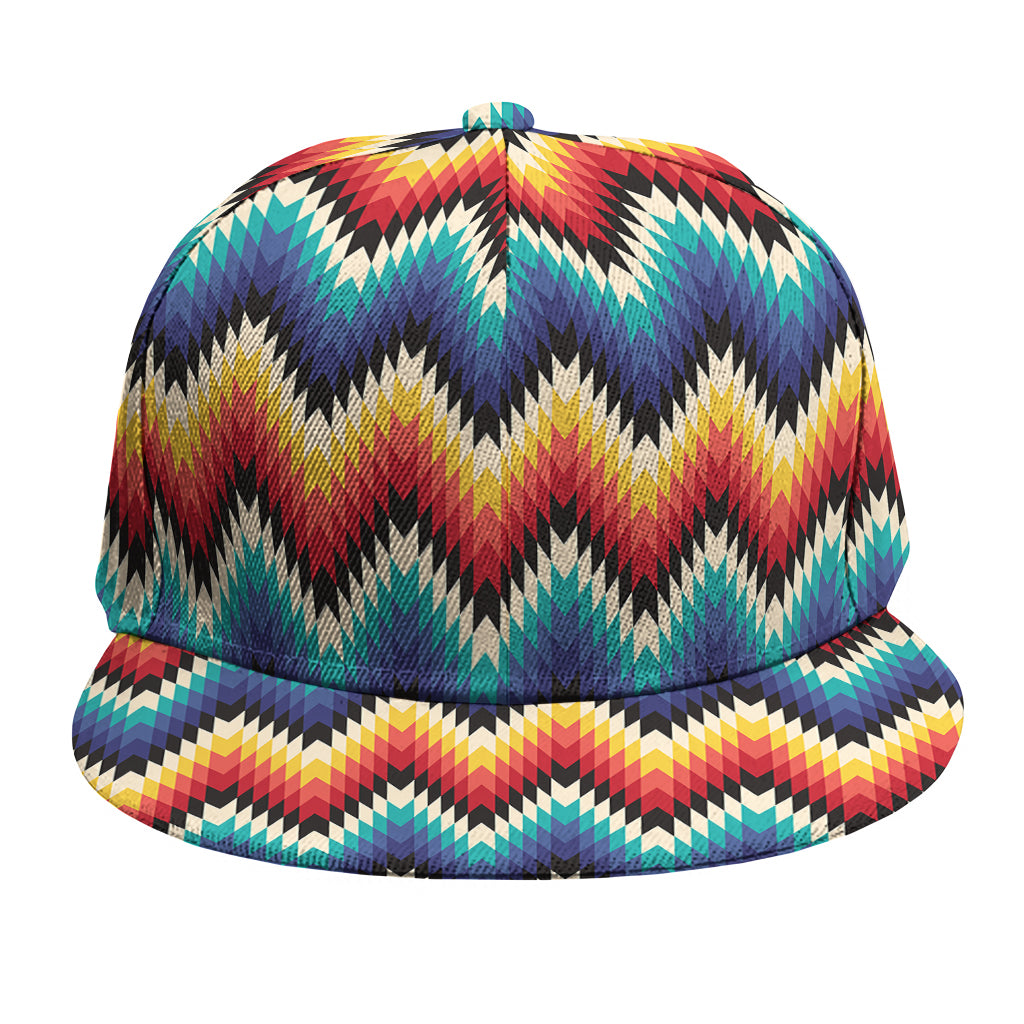 Native Tribal Inspired Pattern Print Snapback Cap