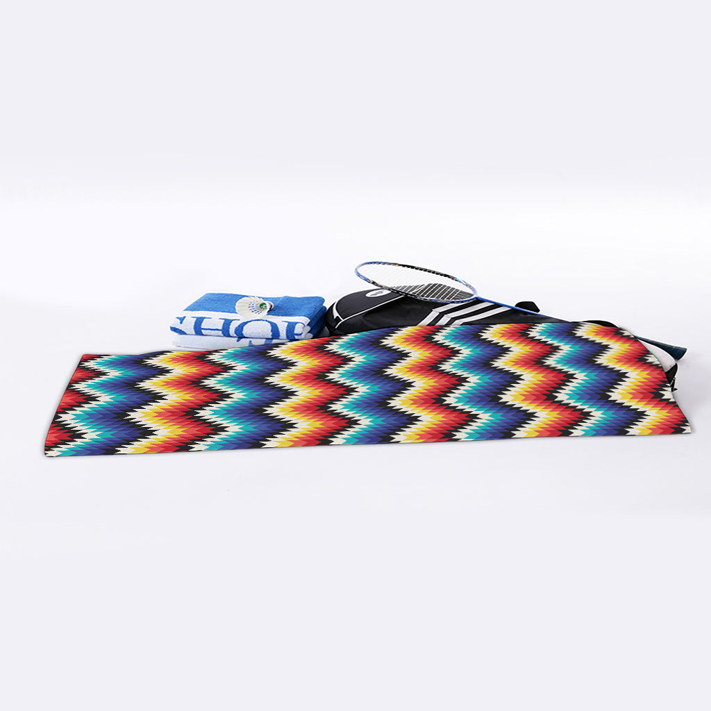 Native Tribal Inspired Pattern Print Sports Towel