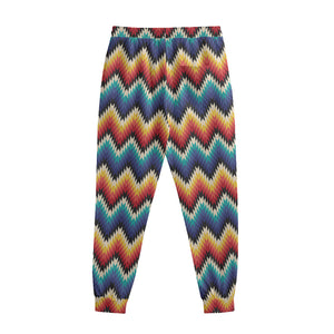 Native Tribal Inspired Pattern Print Sweatpants