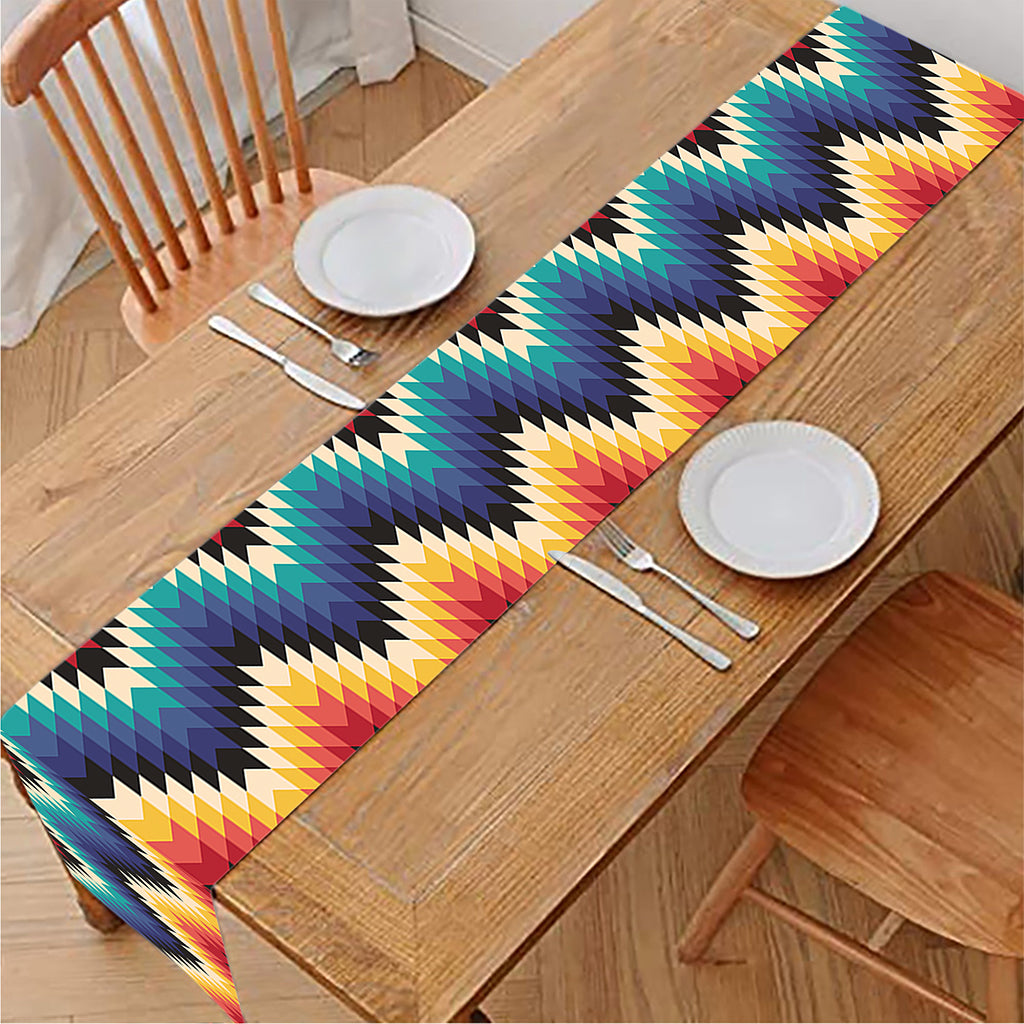 Native Tribal Inspired Pattern Print Table Runner