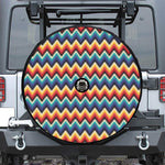 Native Tribal Inspired Pattern Print Tire Cover With Camera Hole