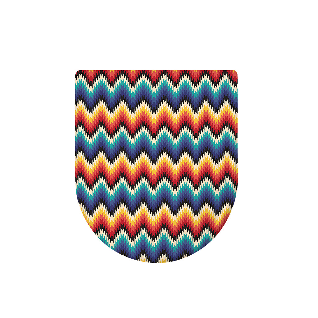 Native Tribal Inspired Pattern Print Toilet Lid Cover