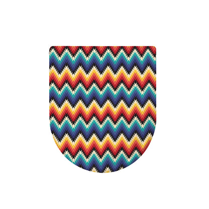 Native Tribal Inspired Pattern Print Toilet Lid Cover