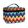 Native Tribal Inspired Pattern Print Travel Makeup Bag