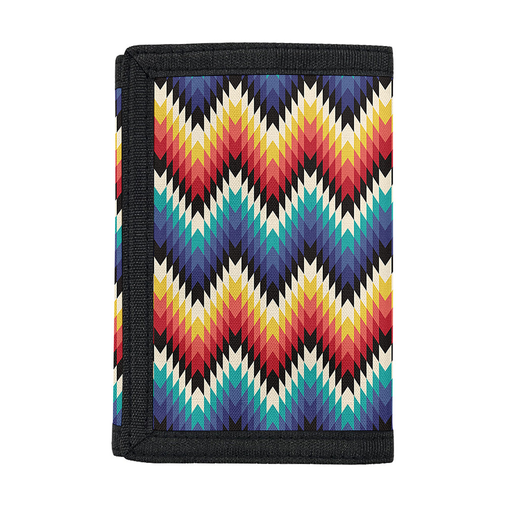 Native Tribal Inspired Pattern Print Trifold Wallet