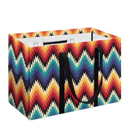 Native Tribal Inspired Pattern Print Utility Tote Bag