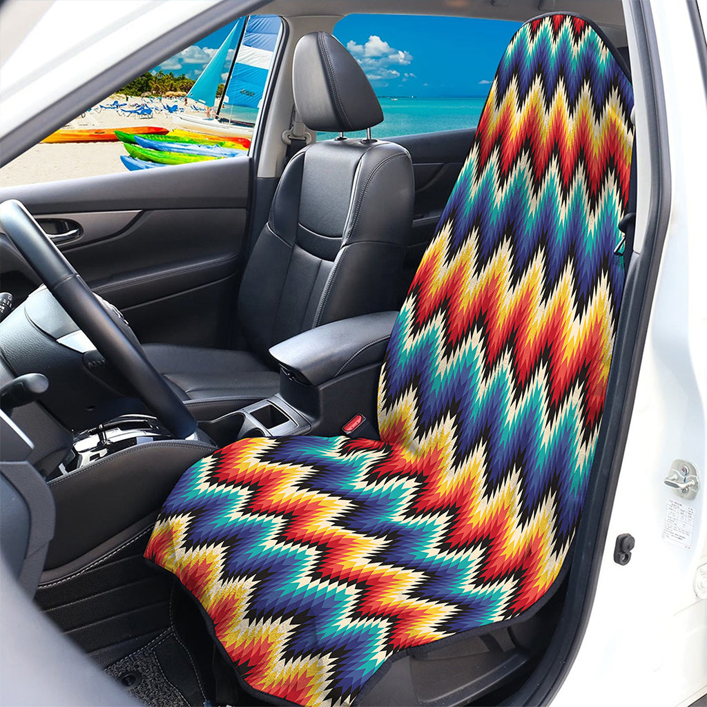 Native Tribal Inspired Pattern Print Waterproof Car Seat Cover