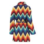 Native Tribal Inspired Pattern Print Women's Bathrobe