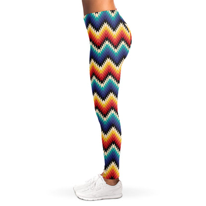 Native Tribal Inspired Pattern Print Women's Leggings