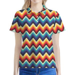 Native Tribal Inspired Pattern Print Women's Polo Shirt