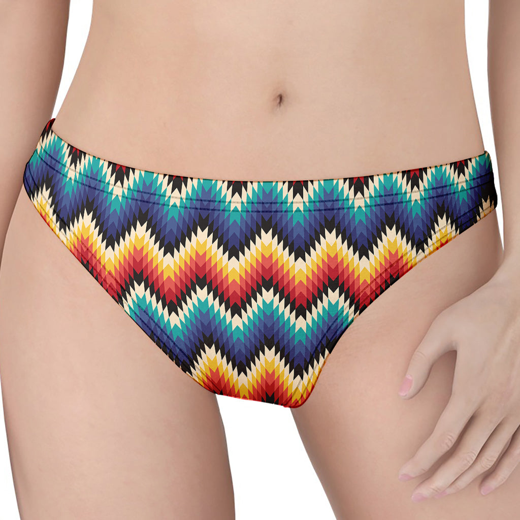 Native Tribal Inspired Pattern Print Women's Thong