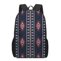 Native Tribal Navajo Pattern Print 17 Inch Backpack