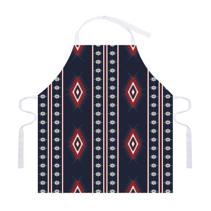 Native Tribal Navajo Pattern Print Adjustable Apron