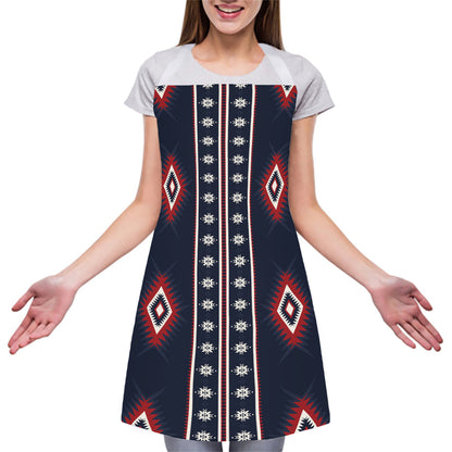 Native Tribal Navajo Pattern Print Adjustable Apron